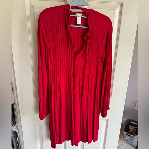 Flow midi long sleeve dress - Picture 3 of 7